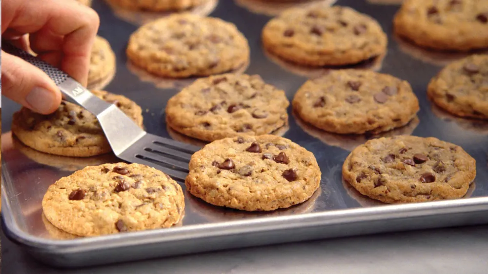 cookies on a baking tray